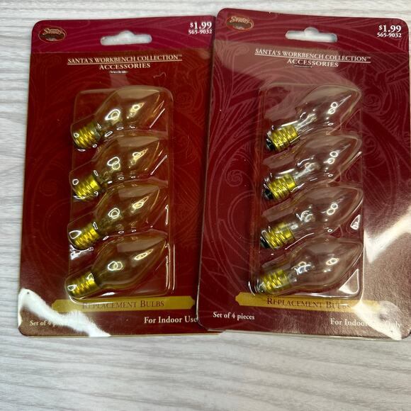 Santa's Workbench Collection Christmas Village Accessories Cord Power Strip Bulb - Picture 10 of 11